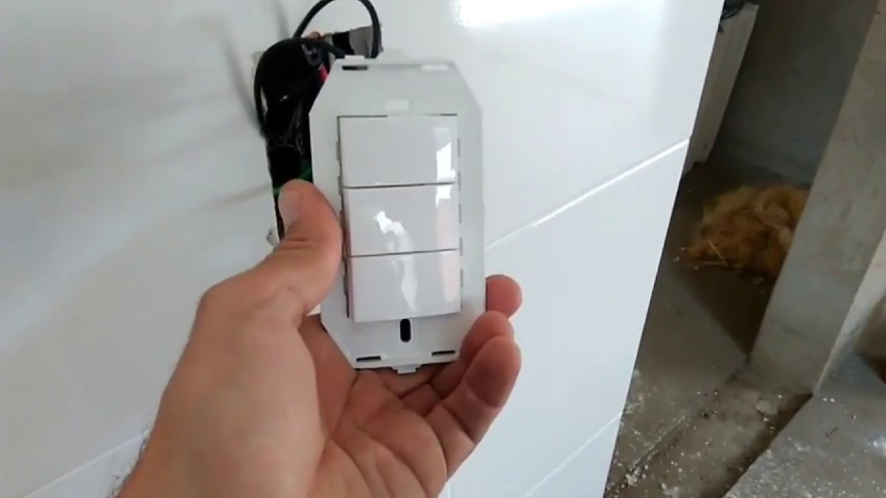 instalação de interruptores