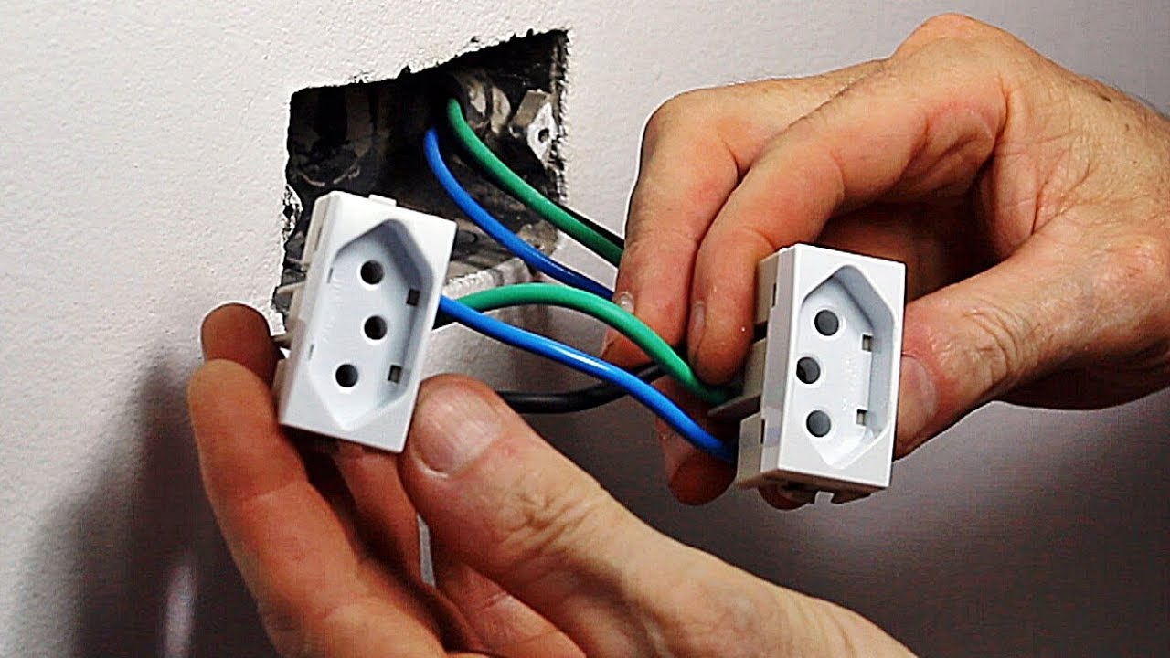 instalação de tomadas